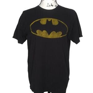 Bat Man Classic Logo DC Comics Gotham City Distress Call Cotton Unisex Tee Shirt